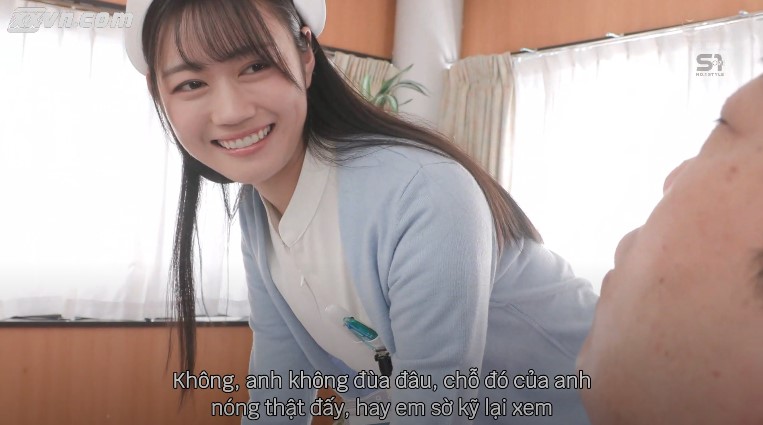 Em y tá sóc lọ bệnh nhân để chữa bệnh yếu sinh lý Mitsuha Ashitaba